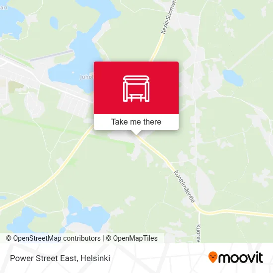 Power Street East map
