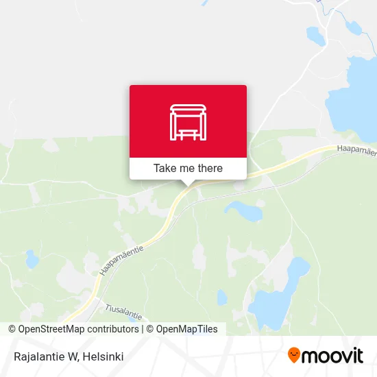 Rajalantie W map
