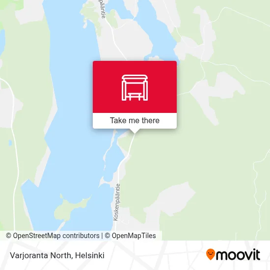 Varjoranta North map