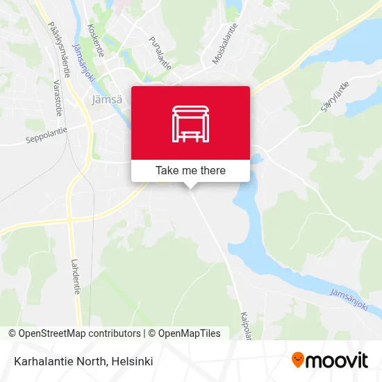 Karhalantie North map