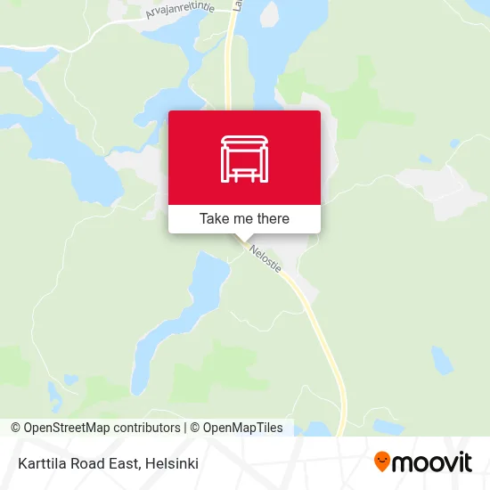 Karttila Road East map