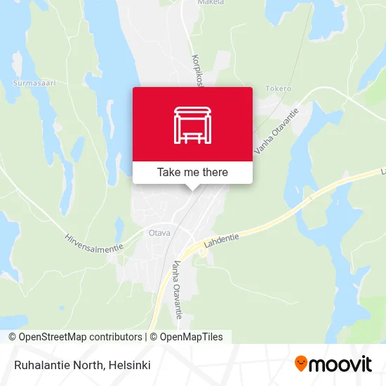 Ruhalantie North map