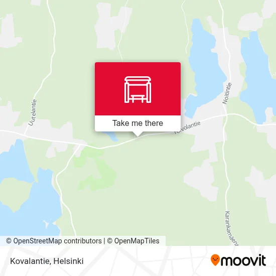 Kovalantie map