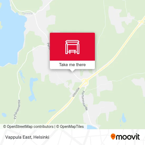 Vappula East map