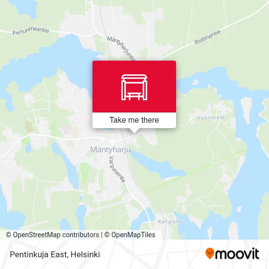 Pentinkuja East map