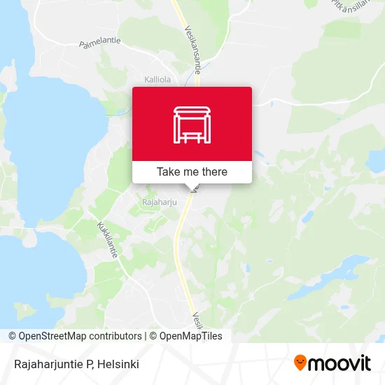 Rajaharjuntie North map