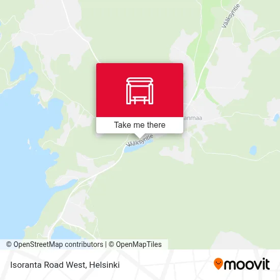 Isoranta Road West map
