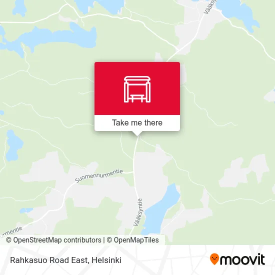 Rahkasuo Road East map