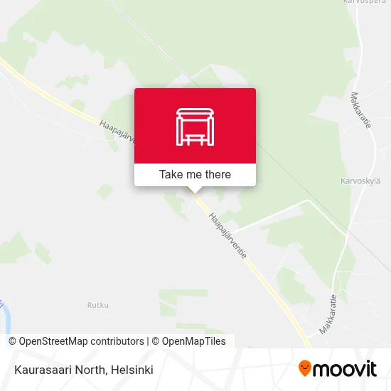 Kaurasaari North map