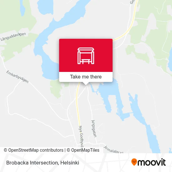 Brobacka Intersection map