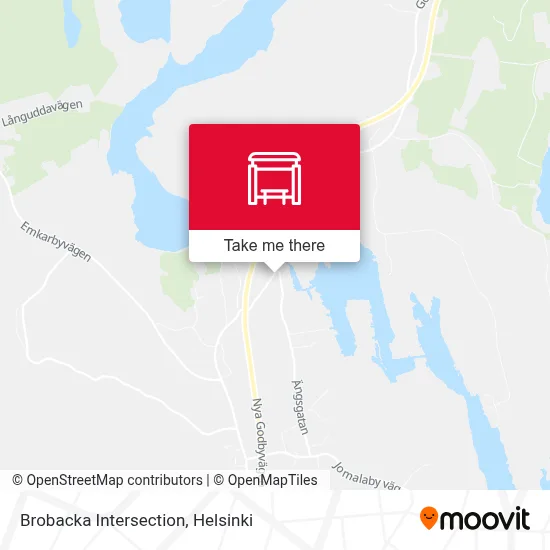 Brobacka Intersection map