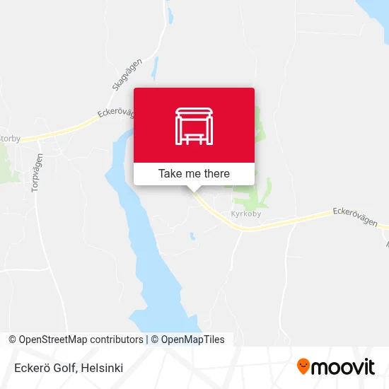 Eckerö Golf map