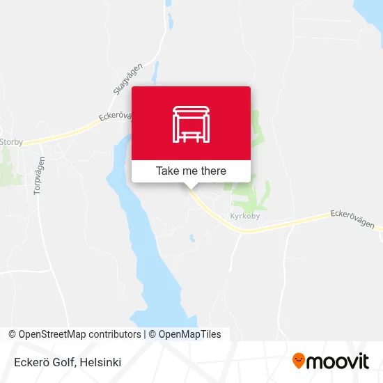 Eckerö Golf map
