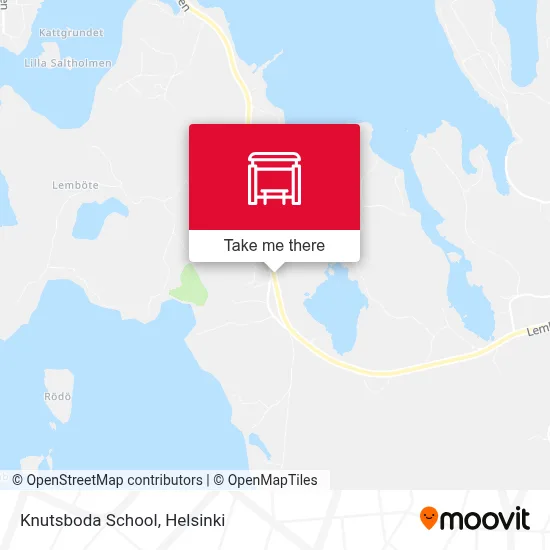 Knutsboda School map