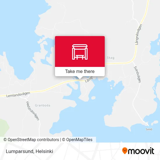 Lumparsund map