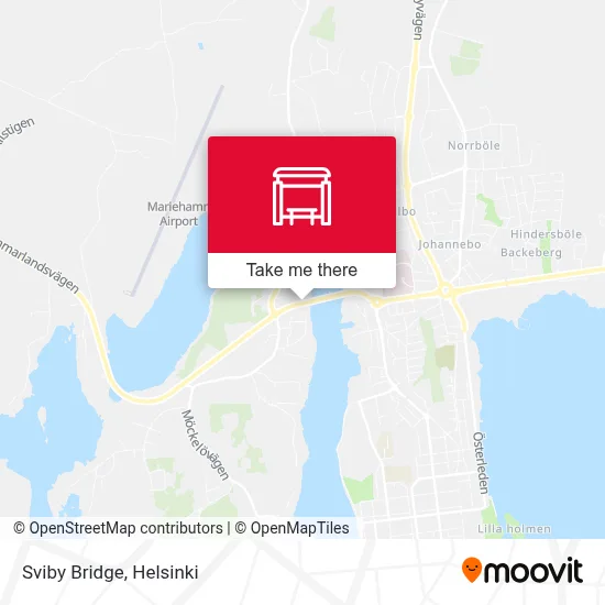 Sviby Bridge map