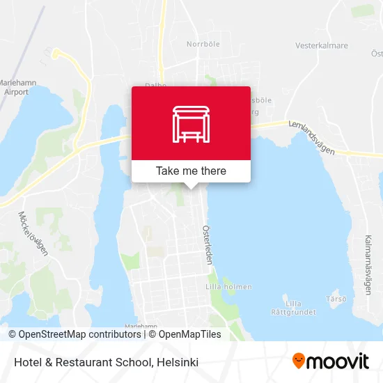 Hotel & Restaurant School map
