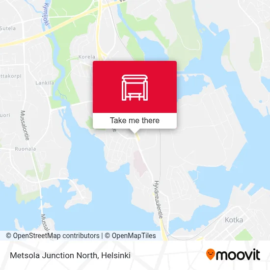 Metsola Junction North map