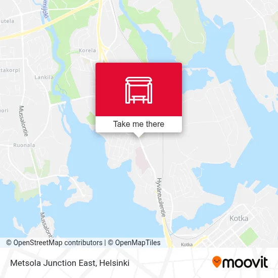 Metsola Junction East map