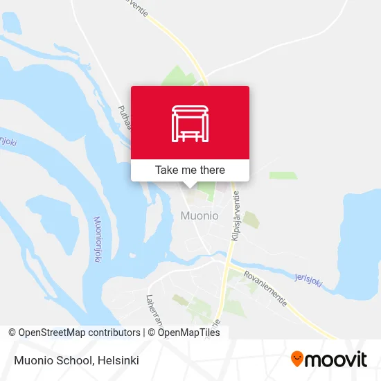 Muonio School map