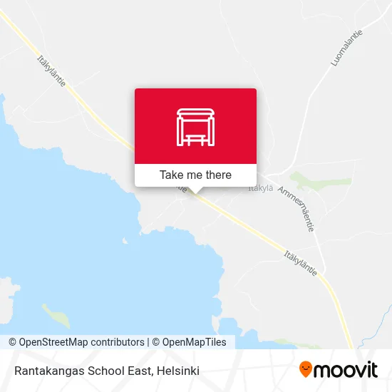 Rantakangas School East map