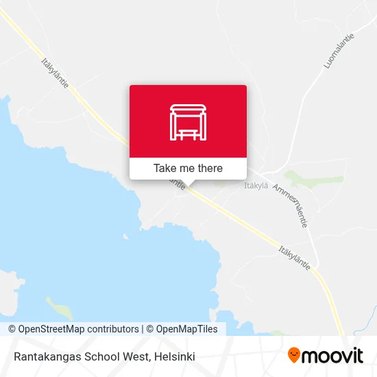 Rantakangas School West map