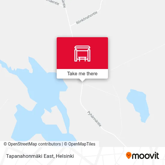 Tapanahonmäki East map