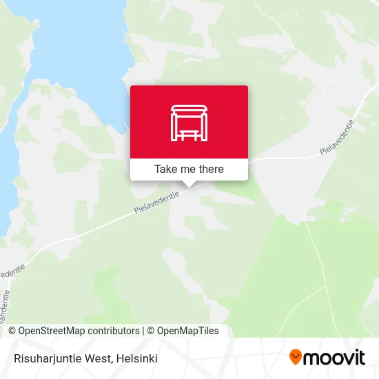 Risuharjuntie West map