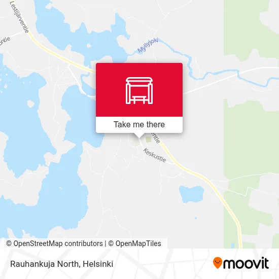 Rauhankuja North map