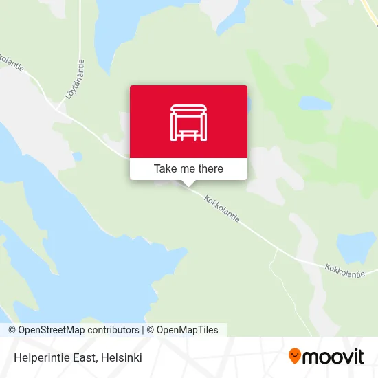 Helperintie East map