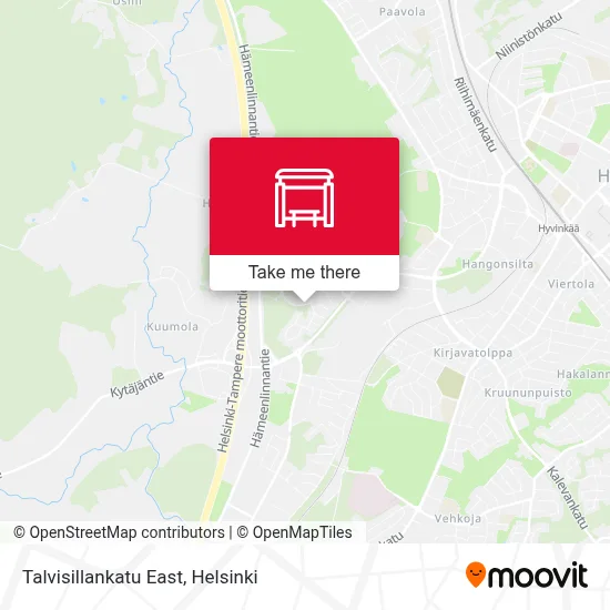 Talvisillankatu East map