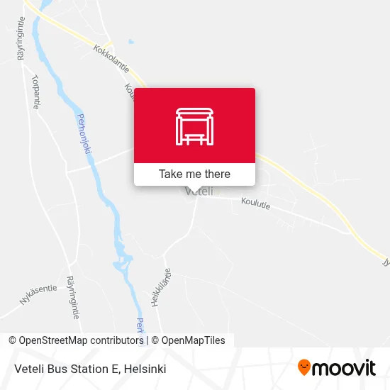 Veteli Bus Station E map