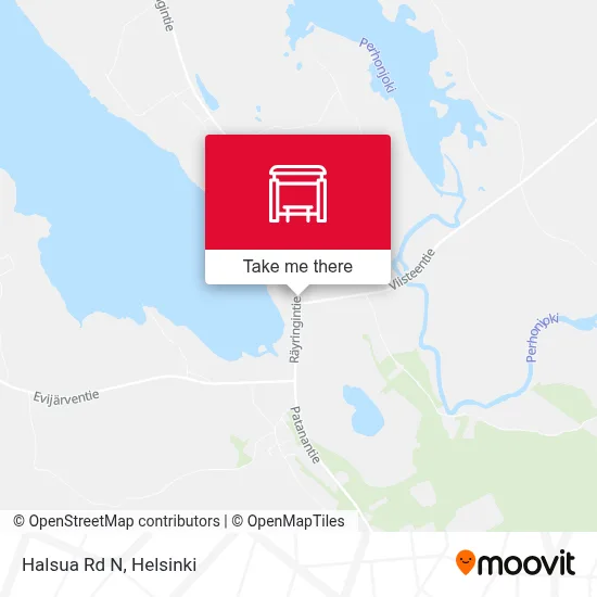 Halsua Rd N map