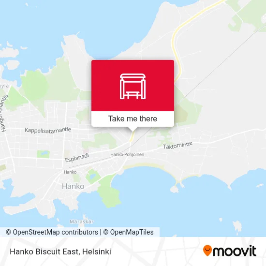Hanko Biscuit East map