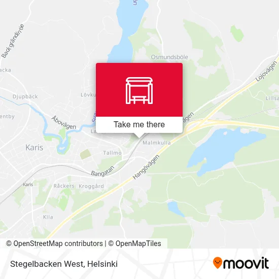 Stegelbacken West map