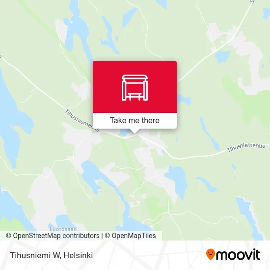 Tihusniemi W map