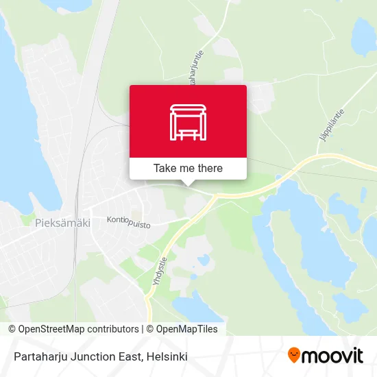 Partaharju Junction East map
