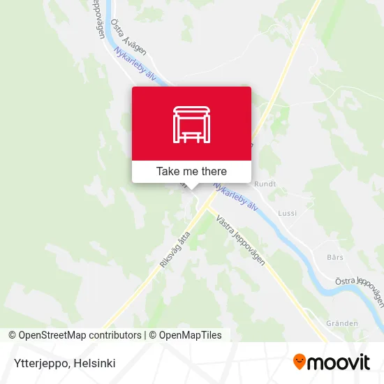 Ytterjeppo map