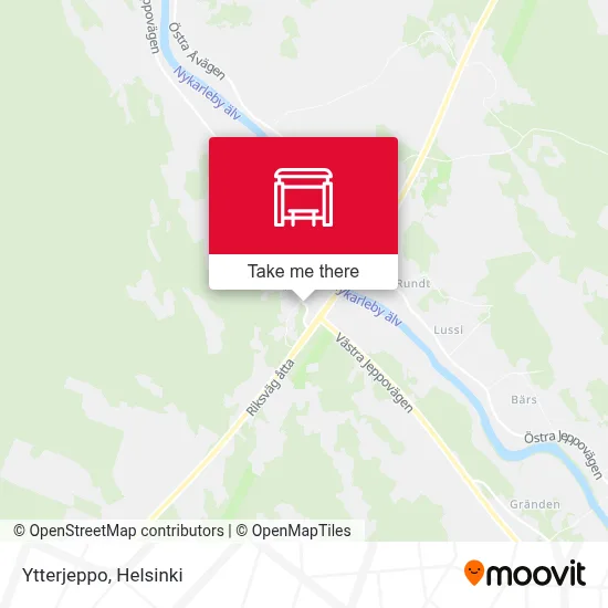 Ytterjeppo map