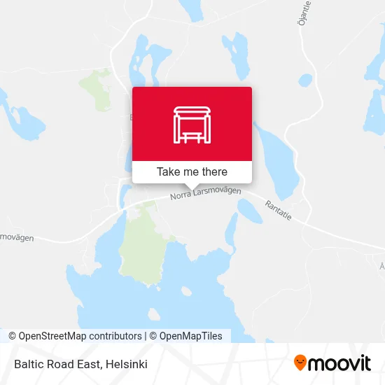 Baltic Road East map