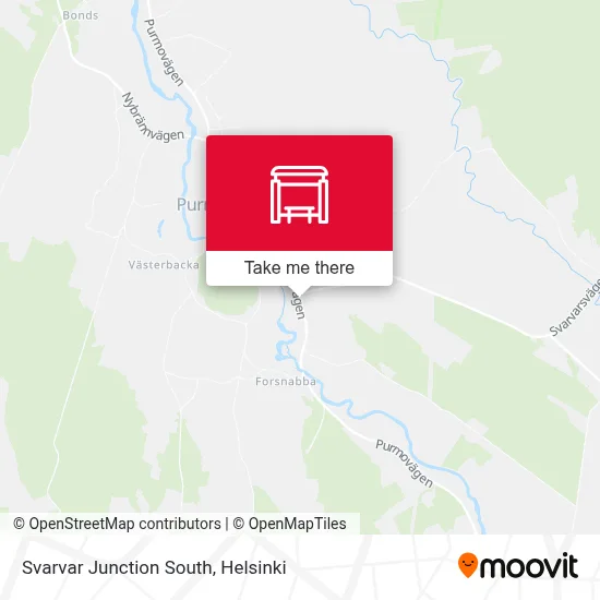 Svarvar Junction South map