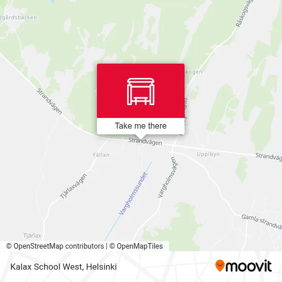 Kalax School West map