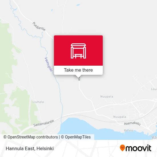 Hannula East map