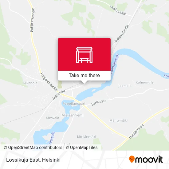 Lossikuja East map