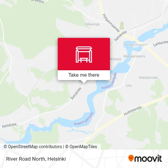 River Road North map