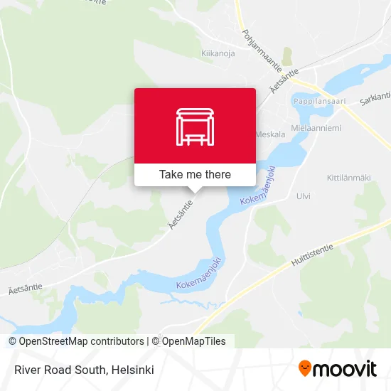 River Road South map