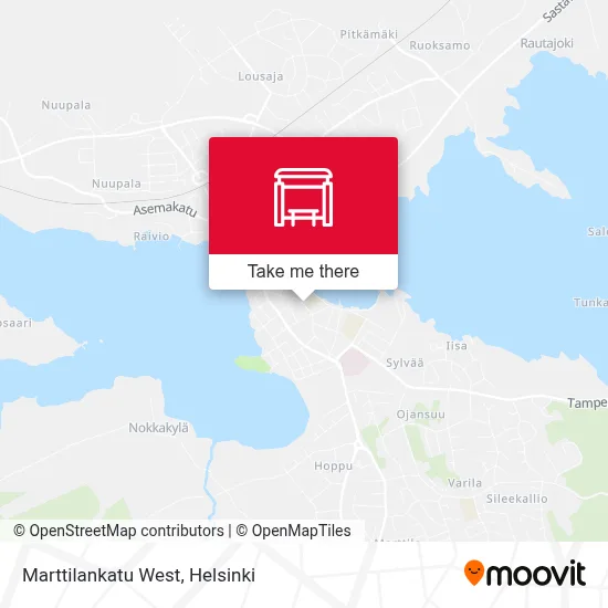Marttilankatu West map
