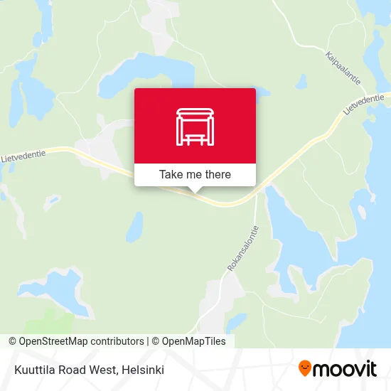 Kuuttila Road West map