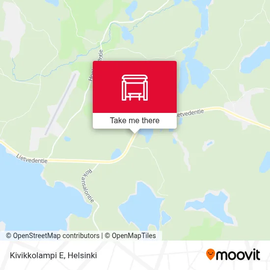 Kivikkolampi E map