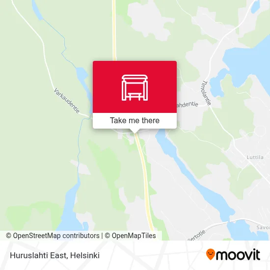 Huruslahti East map